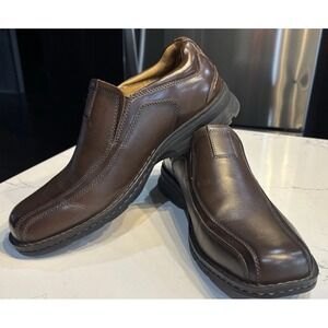 Dockers Mens Brown Leather‎ Dress Loafer Shoes Mens Sz 9.5 Comfort 90-29033